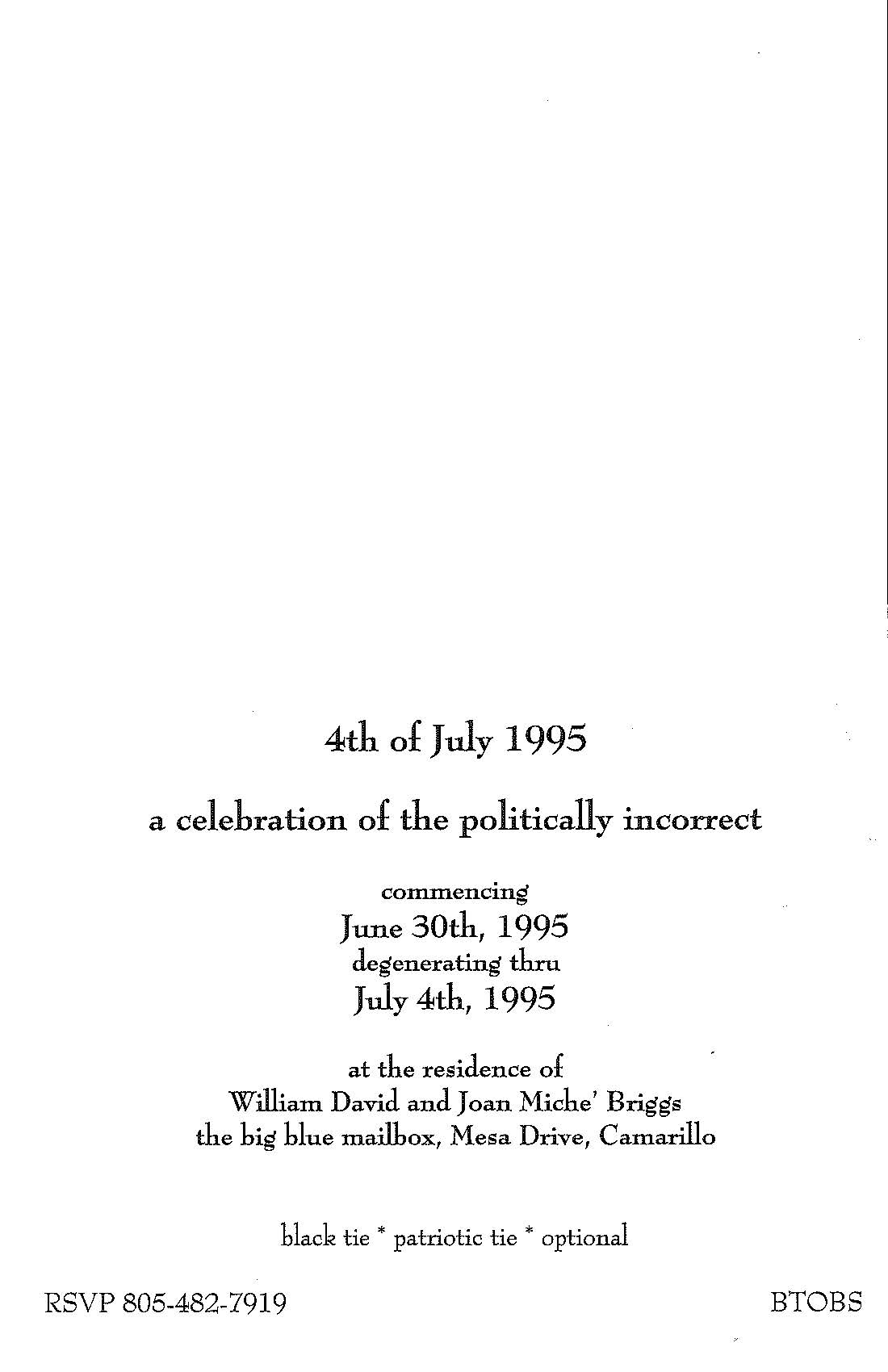 1995 Invite